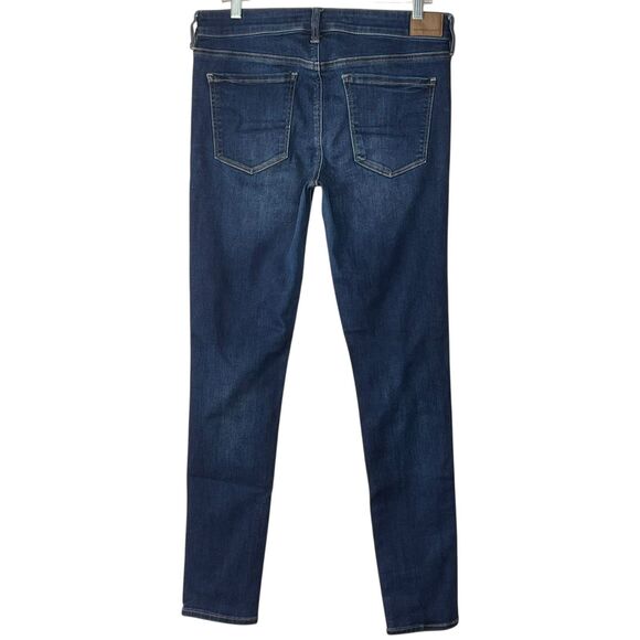 American Eagle Distressed Jegging Jeans Size 12 Long Next Level Stretch 12L - Picture 4 of 9